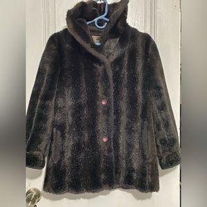 Dubrowsky & Joseph faux fur vintage coat